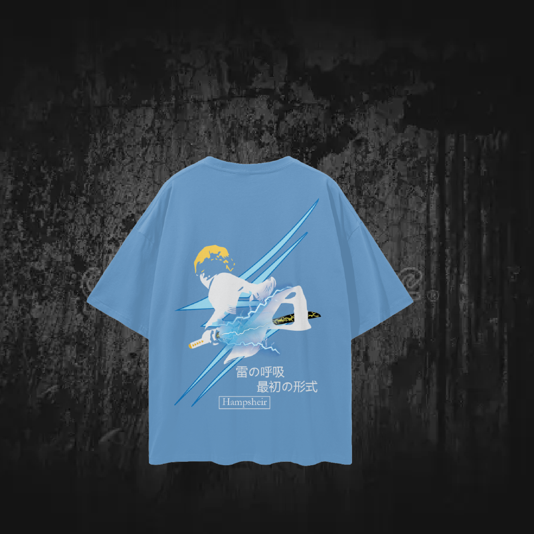 Zenitsu - Thunder Breathing Oversized Tee