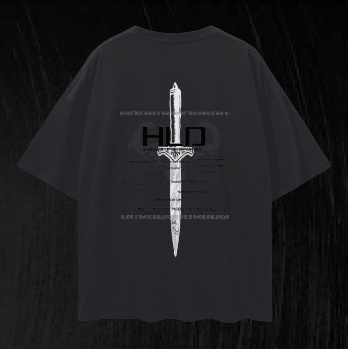 Hampsheir Lifting Dept. Dagger Oversized Tee