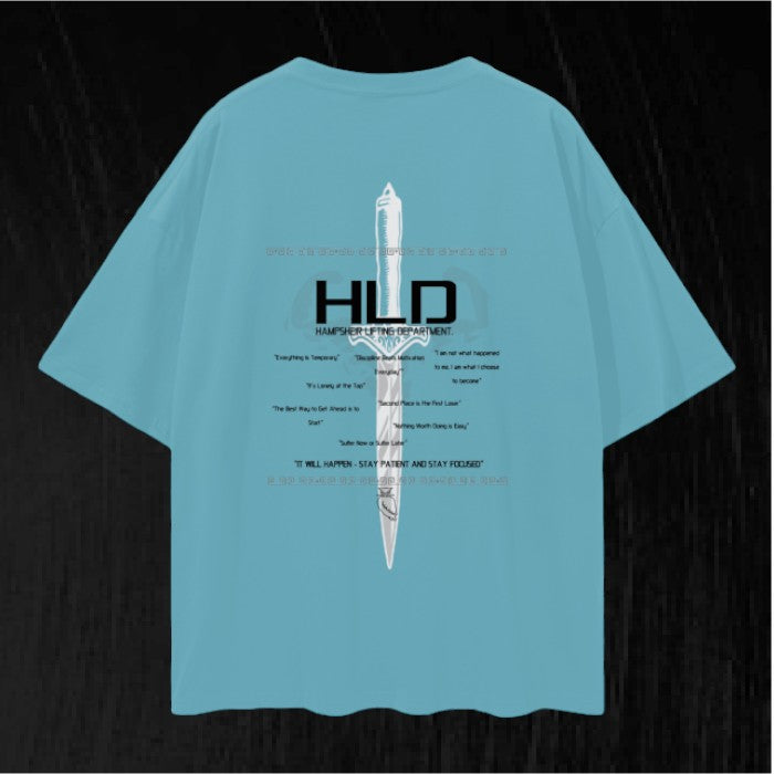 Hampsheir Lifting Dept. Dagger Oversized Tee