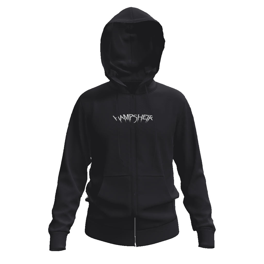 Hampsheir 'Darkness' Zip-Up Hoodie