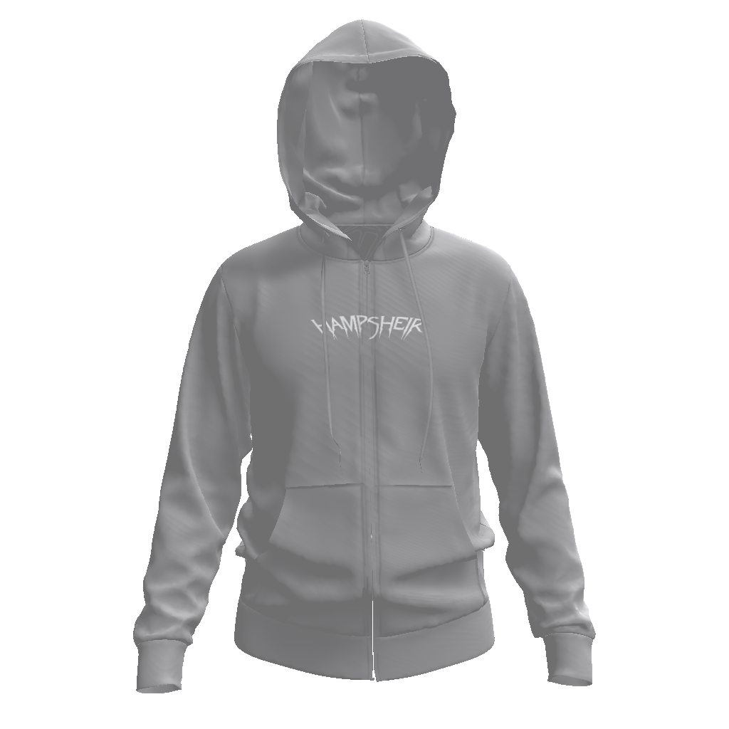 Hampsheir 'Darkness' Zip-Up Hoodie