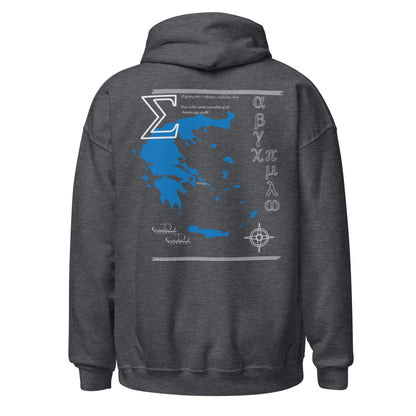 Ancient Greece Athens Hoodie (Dark Grey)