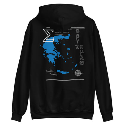 Ancient Greece Athens Hoodie (Black)